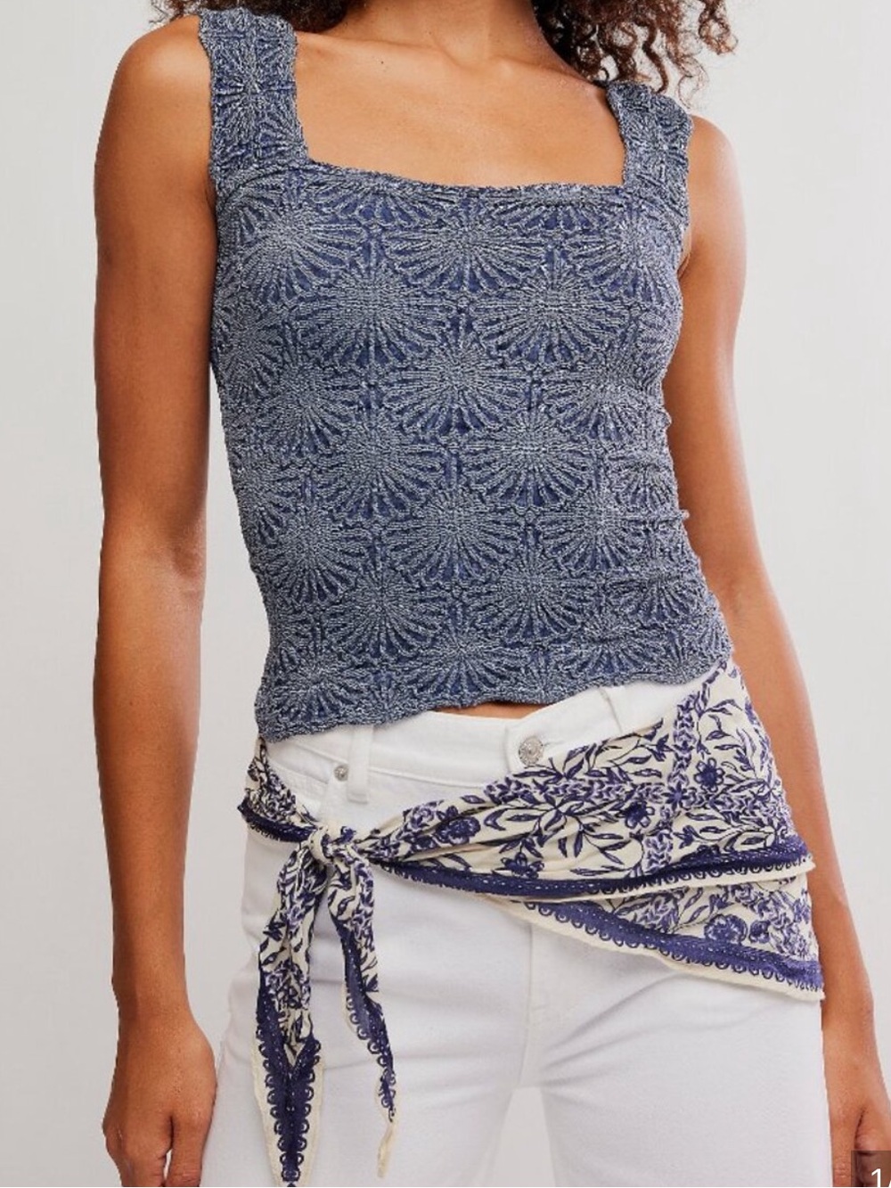 FREE PEOPLE Intimately Free Women's XS Love Letter Cami in color Peacoat NWT